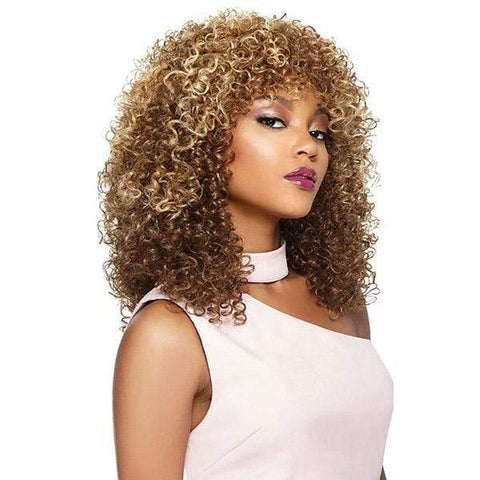 Outre Quick Weave Complete Cap Wig Curly Bang - DANI - SoGoodBB.com