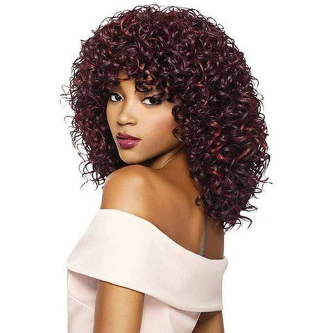 Outre Quick Weave Complete Cap Wig Curly Bang - DAWN - SoGoodBB.com