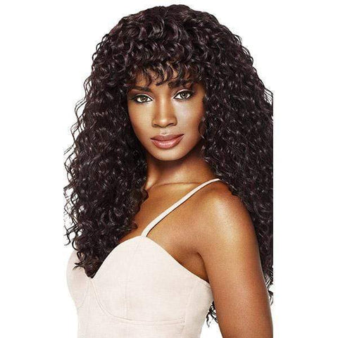 Outre Quick Weave Complete Cap Wig Curly Bang - MELINDA - SoGoodBB.com