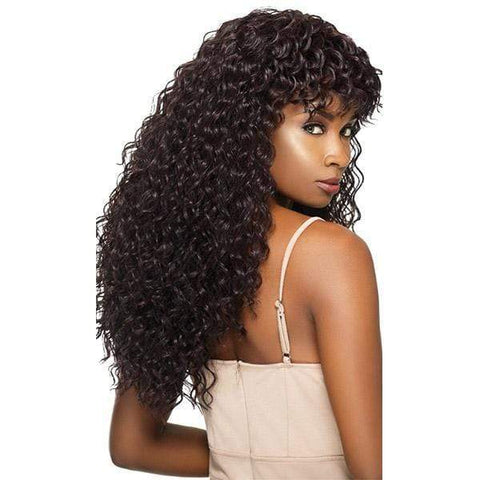 Outre Quick Weave Complete Cap Wig Curly Bang - MELINDA - SoGoodBB.com