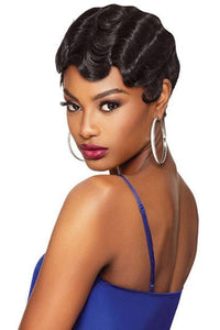 Outre Quick Weave Synthetic Full Cap Extreme Side Part Complete Cap Wig - BETTY - SoGoodBB.com