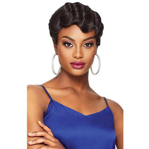 Outre Quick Weave Synthetic Full Cap Extreme Side Part Complete Cap Wig - BETTY - SoGoodBB.com