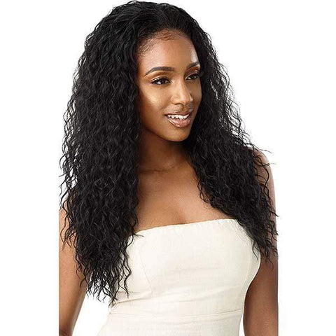 Outre Quick Weave Wet & Wavy Style Synthetic Half Wig - BEACH CURL 24 - SoGoodBB.com