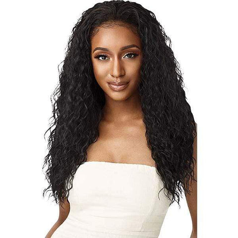 Outre Quick Weave Wet & Wavy Style Synthetic Half Wig - BEACH CURL 24 - SoGoodBB.com