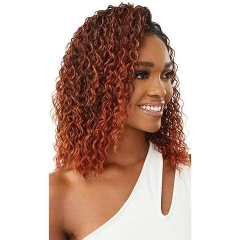 Outre Quick Weave Wet & Wavy Style Synthetic Half Wig - DEEP CURL 14" - SoGoodBB.com