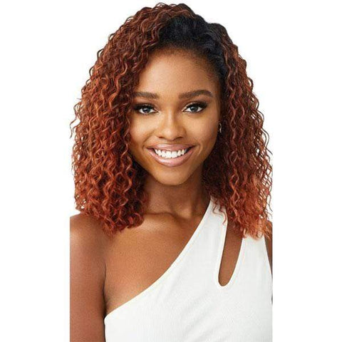 Outre Quick Weave Wet & Wavy Style Synthetic Half Wig - DEEP CURL 14" - SoGoodBB.com