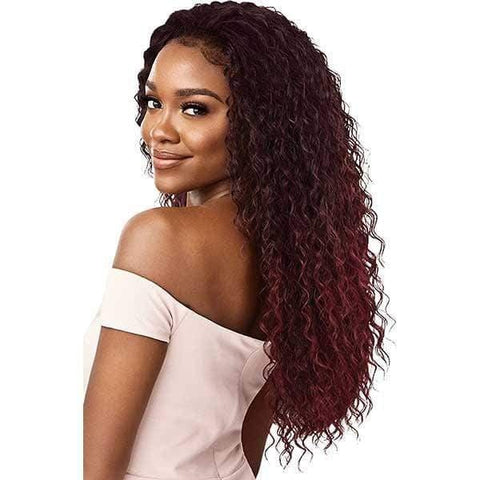 Outre Quick Weave Wet & Wavy Style Synthetic Half Wig - DEEP CURL 24" - SoGoodBB.com