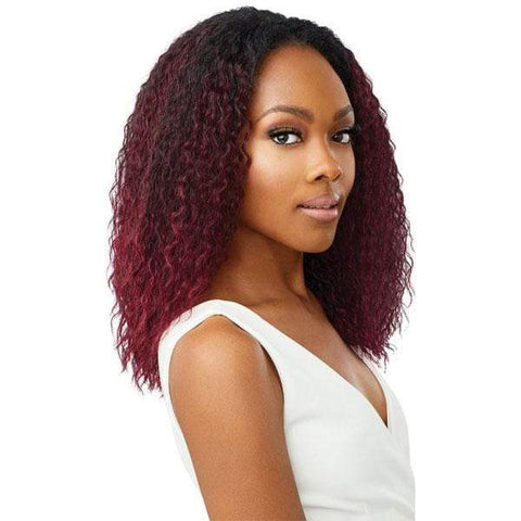 Outre Quick Weave Wet & Wavy Style Synthetic Half Wig - SPANISH CURL 16" - Unbeatable - SoGoodBB.com