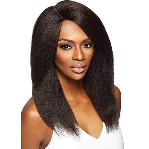 Outre Simply 100% Non-processed Human Hair 4x4 Swiss Lace Front Wig - BRAZILIAN NATURAL BLOW OUT STRAIGHT - SoGoodBB.com