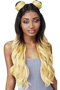Outre Swiss U Vixen Double U Synthetic Hair Lace Front Wig - KRISTIA - SoGoodBB.com