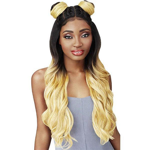 Outre Swiss U Vixen Double U Synthetic Hair Lace Front Wig - KRISTIA - SoGoodBB.com