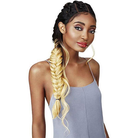 Outre Swiss U Vixen Double U Synthetic Hair Lace Front Wig - KRISTIA - SoGoodBB.com