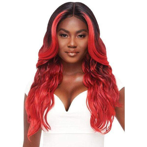 Outre Synthetic 5" Deep L-Part Swiss Lace Front Wig - ANASTASIA - SoGoodBB.com