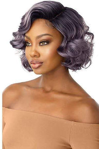 Outre Synthetic 5" Deep L-Part Swiss Lace Front Wig - AVERY - SoGoodBB.com