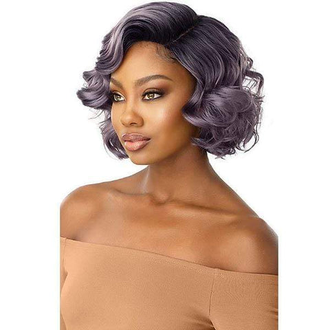 Outre Synthetic 5" Deep L-Part Swiss Lace Front Wig - AVERY - SoGoodBB.com