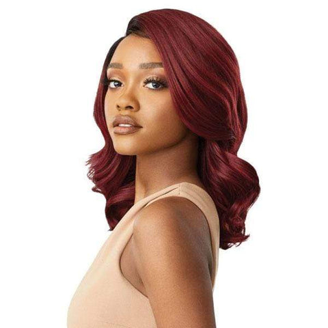 Outre Synthetic 5" Deep L-Part Swiss Lace Front Wig - DAVITA - SoGoodBB.com