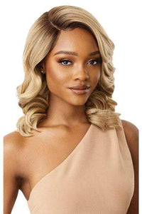 Outre Synthetic 5" Deep L-Part Swiss Lace Front Wig - DAVITA - SoGoodBB.com