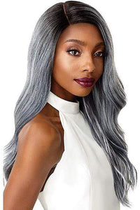 Outre Synthetic 5" Deep L-Part Swiss Lace Front Wig - KELIS - SoGoodBB.com