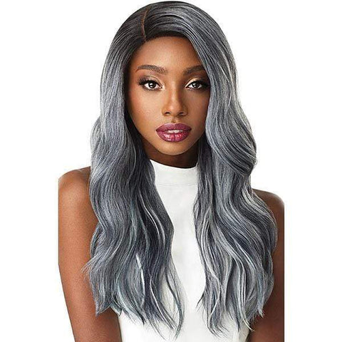 Outre Synthetic 5" Deep L-Part Swiss Lace Front Wig - KELIS - SoGoodBB.com