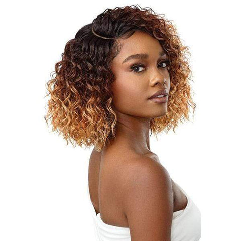 Outre Synthetic 5" Deep L-Part Swiss Wet & Wavy Lace Front Wig - JULISA - SoGoodBB.com