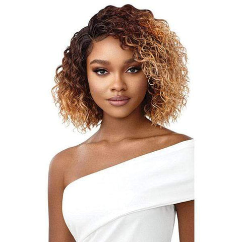 Outre Synthetic 5" Deep L-Part Swiss Wet & Wavy Lace Front Wig - JULISA - SoGoodBB.com