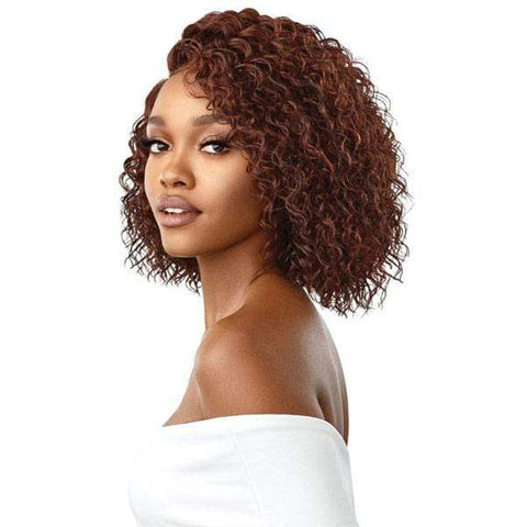 Outre Synthetic 5" Deep L-Part Swiss Wet & Wavy Lace Front Wig - JULISA - SoGoodBB.com