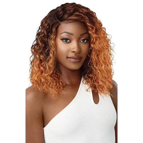 Outre Synthetic 5" Deep L-Part Swiss Wet & Wavy Lace Front Wig - LEENA - SoGoodBB.com
