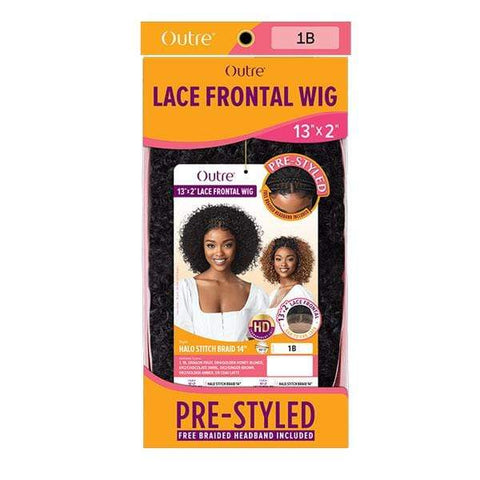 Outre Synthetic Hair 13x2 HD Lace Front Wig - HALO STITCH BRAID 14 - SoGoodBB.com