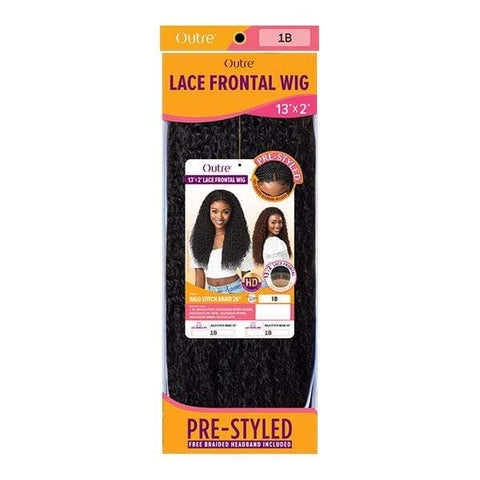 Outre Synthetic Hair 13x2 HD Lace Front Wig - HALO STITCH BRAID 26 - SoGoodBB.com
