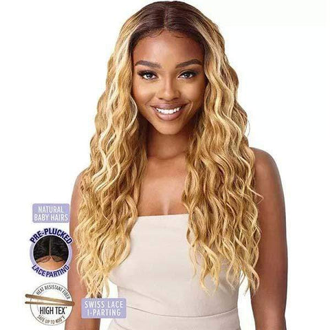 Outre Synthetic L-Part Swiss Lace Front Wig - CYNDRA - SoGoodBB.com