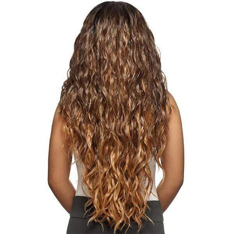 Outre Synthetic L-Part Swiss Lace Front Wig - EBONY - SoGoodBB.com