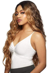 Outre Synthetic L-Part Swiss Lace Front Wig - EBONY - SoGoodBB.com