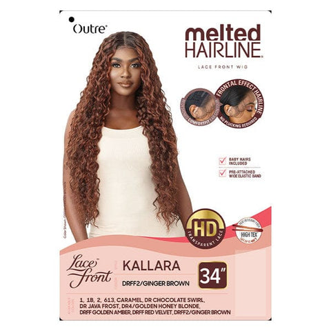 Outre Synthetic Melted Hairline HD Lace Front Wig - KALLARA - Clearance - SoGoodBB.com