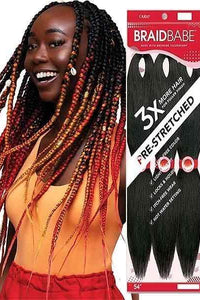 Outre Synthetic Pre Stretched Braid - 3X BABE 54" - SoGoodBB.com