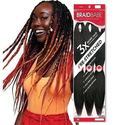 Outre Synthetic Pre Stretched Braid - 3X BABE 54" - SoGoodBB.com