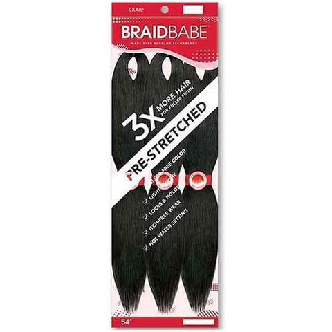 Outre Synthetic Pre Stretched Braid - 3X BABE 54" - SoGoodBB.com