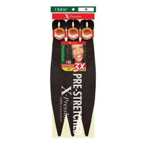 Outre Synthetic Pre Stretched Ultra Braid - X-PRESSION 3X 42" - (C) - SoGoodBB.com