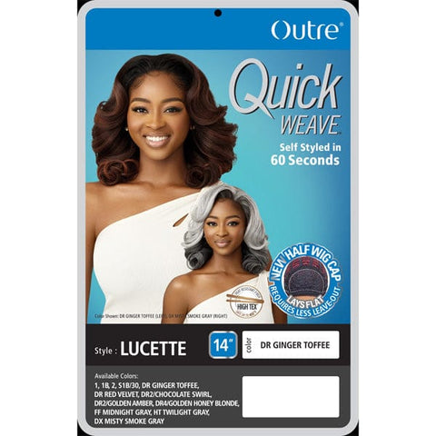 Outre Synthetic Quick Weave Half Wig - LUCETTE - SoGoodBB.com