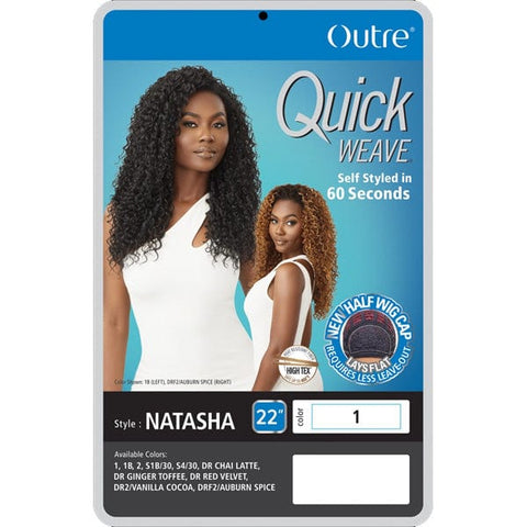 Outre Synthetic Quick Weave Half Wig - NATASHA - SoGoodBB.com