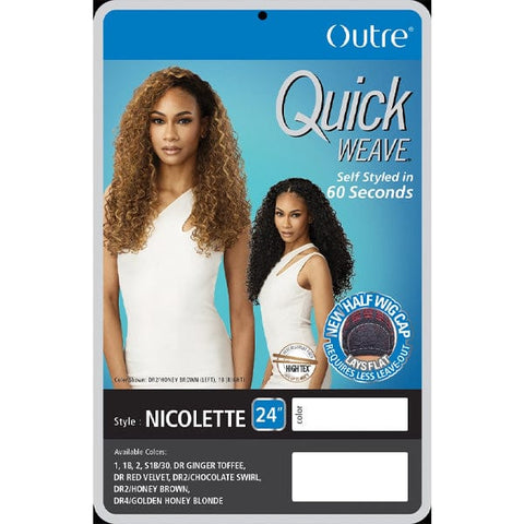 Outre Synthetic Quick Weave Half Wig - NICOLETTE - SoGoodBB.com