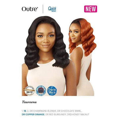 Outre Synthetic Quick Weave Half Wig - TAUREENA - SoGoodBB.com