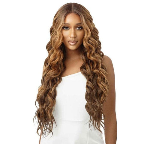 Outre Synthetic Sleeklay Part HD Lace Front Wig - ADELAIDE - SoGoodBB.com