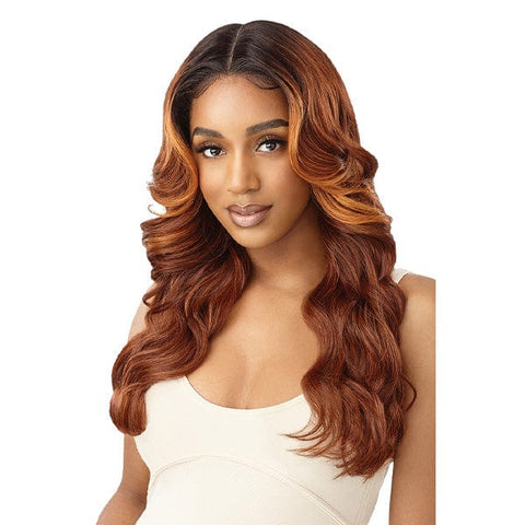 Outre Synthetic Sleeklay Part HD Lace Front Wig - ANALIA - SoGoodBB.com