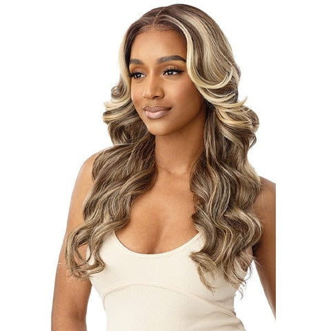 Outre Synthetic Sleeklay Part HD Lace Front Wig - ANALIA - SoGoodBB.com