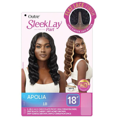 Outre Synthetic Sleeklay Part HD Lace Front Wig - APOLIA - SoGoodBB.com