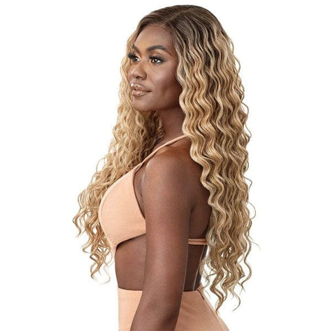 Outre Synthetic Sleeklay Part HD Lace Front Wig - ASMARA - SoGoodBB.com