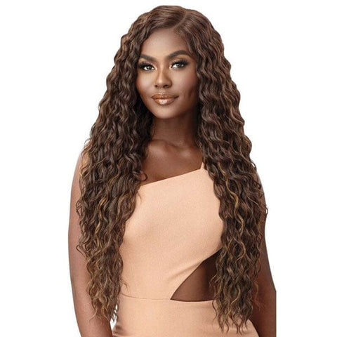 Outre Synthetic Sleeklay Part HD Lace Front Wig - ASMARA - SoGoodBB.com