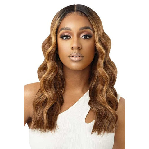 Outre Synthetic Sleeklay Part HD Lace Front Wig - DARIANA - SoGoodBB.com