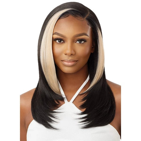 Outre Synthetic Sleeklay Part HD Lace Front Wig - ETINA - SoGoodBB.com