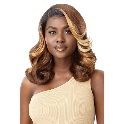 Outre Synthetic Sleeklay Part HD Lace Front Wig - FLARA - Clearance - SoGoodBB.com